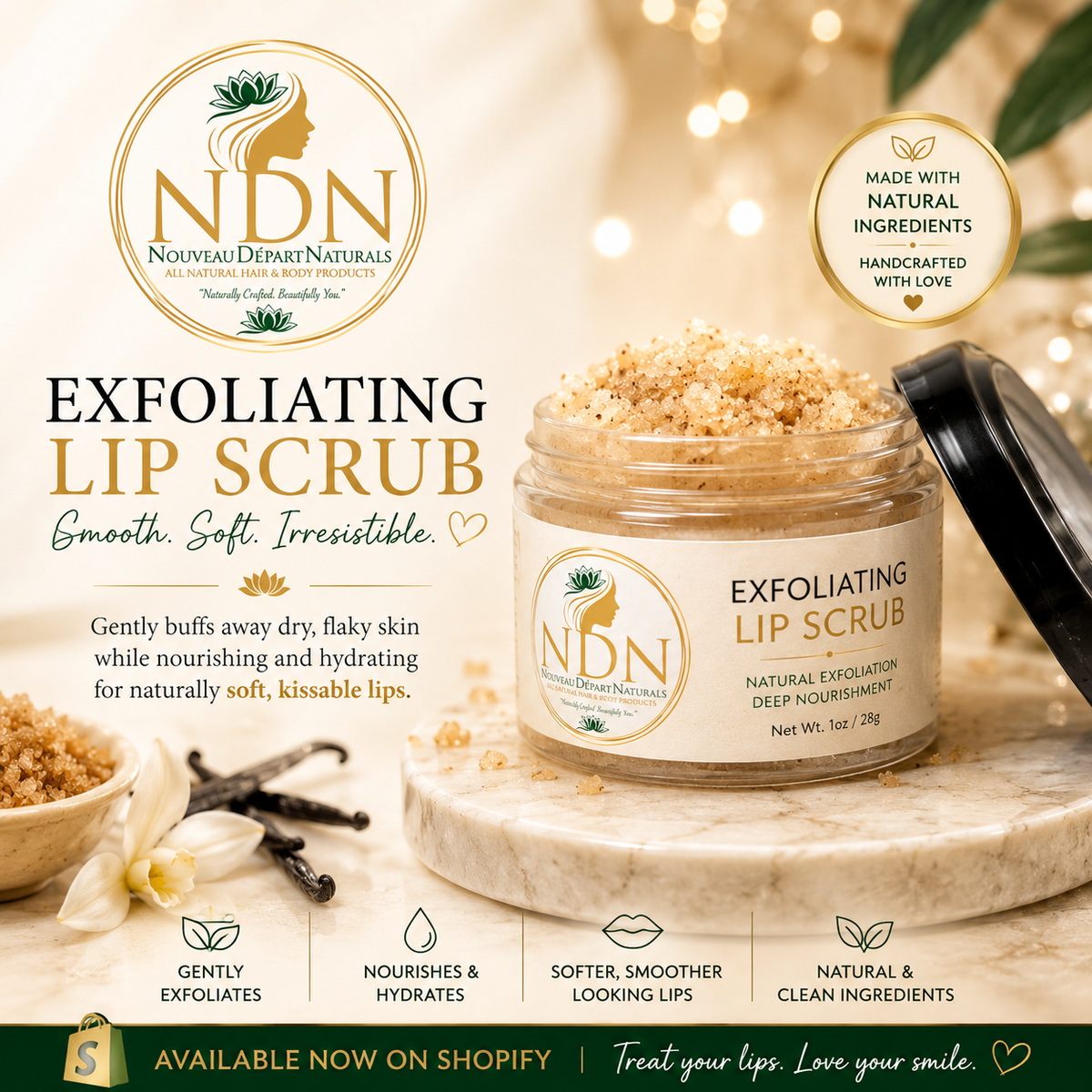 Exfoliating Lip Scrub (2oz)